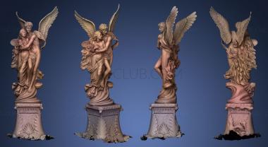 3D model Angel and Woman (STL)